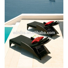 new design rattan cheap outdoor beach rattan pool sunbed